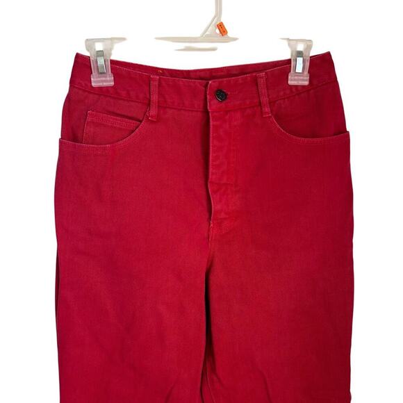 Ivy Brown Red Vintage Jeans Mom Jeans Hi Rise Tapered size 8 - Picture 9 of 9